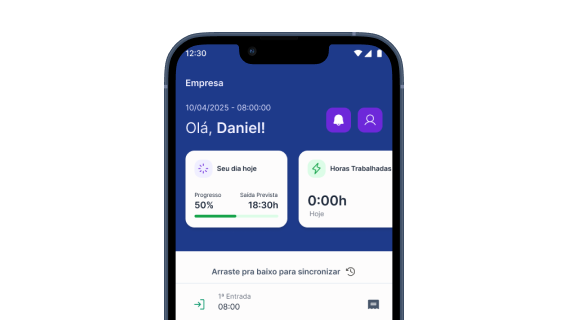App Colaborador no iPhone